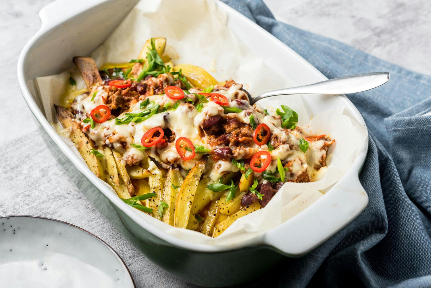 Chili cheese fries - juustused kartulid hakklihaga: Hero Image - Pos 1