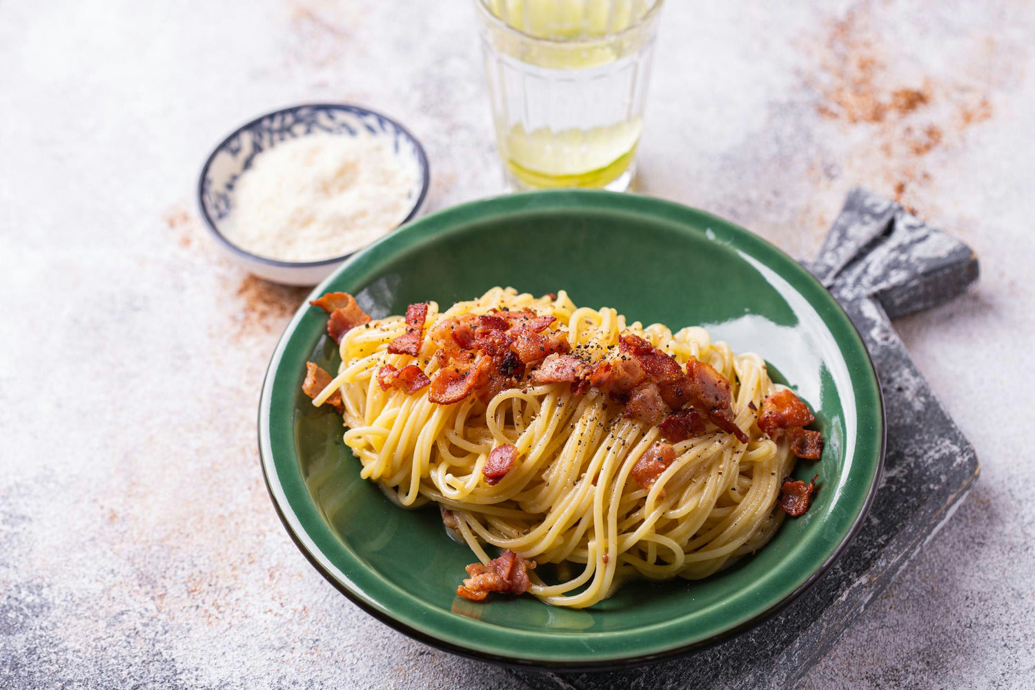 Pasta spaghetti carbonara, Pasta spaghetti carbonara (Retail): Hero Image - Pos 1